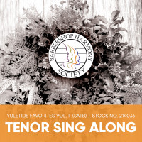 Yuletide Favorites Vol. I (SATB) - Tenor Sing Along Tracks - (Full Mix minus Tenor) for 214024