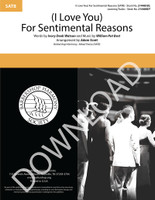 (I Love You) For Sentimental Reasons (SATB) (arr. Scott) - Download