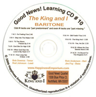 Good News Gospel Learning CD #10 The King and I Baritone