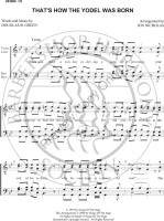 That's How The Yodel Was Born (TTBB) (arr. Jon Nicholas)-UNPUB