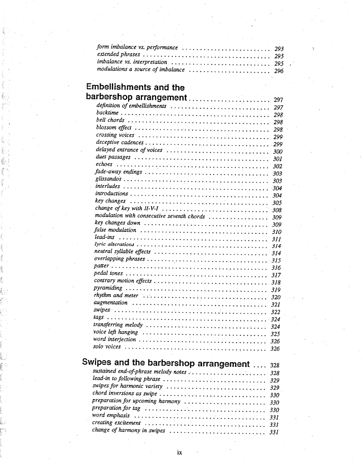 Barbershop Arrangers Manual Barbershop Harmony Society