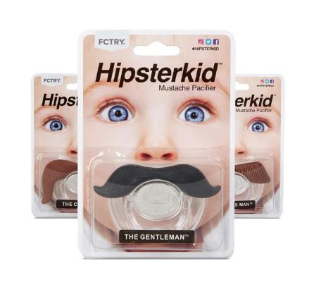 mustache pacifier