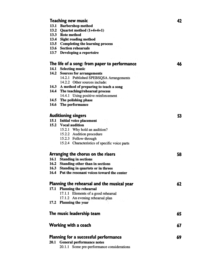 Chorus Director Manual Download Harmony Society