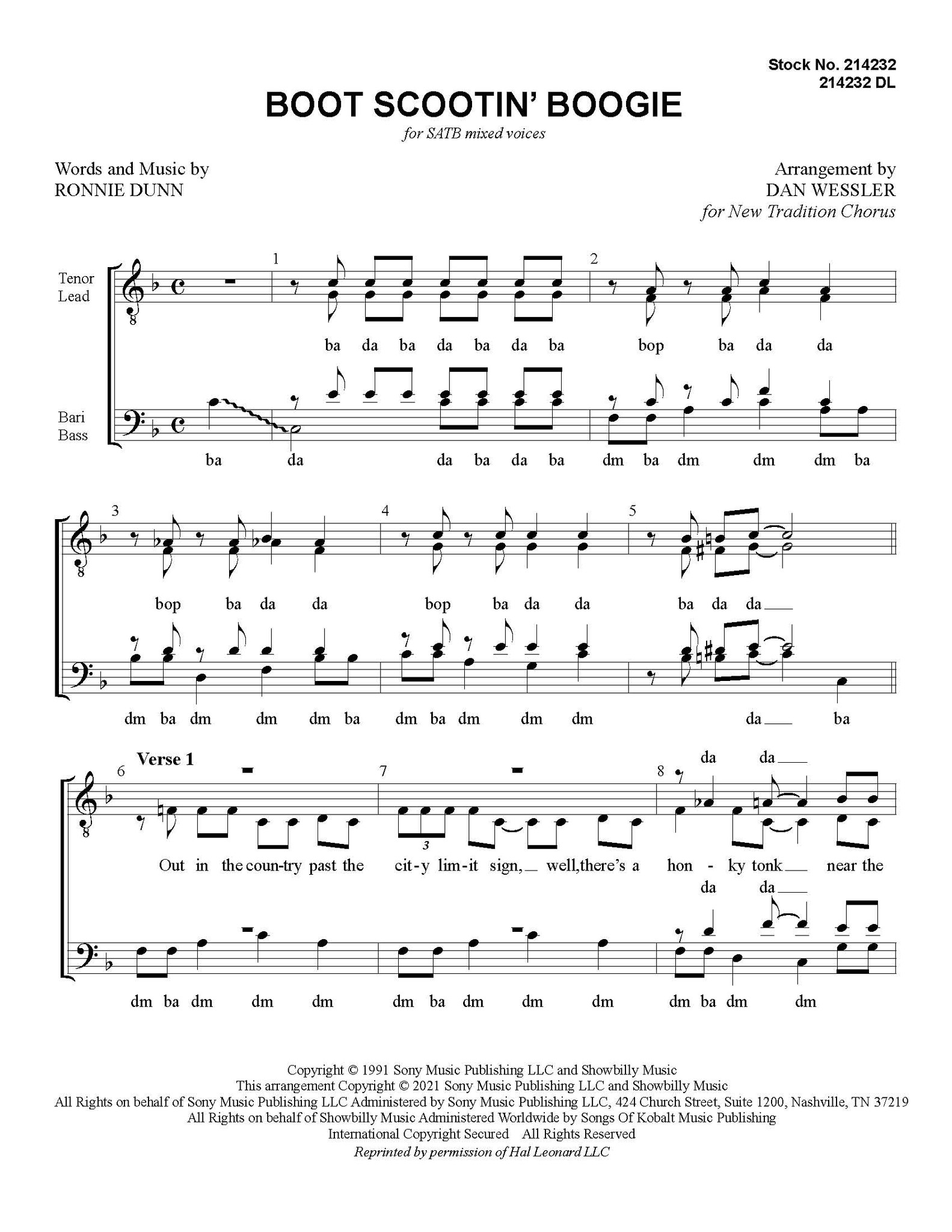 Boot Scootin' Boogie (SATB) arr. Dan Wessler Download