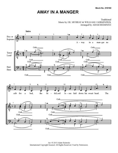 Away In A Manger - arr. Adam Reimnitz (TTBB)
