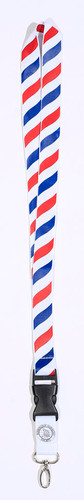 Barberpole Keychain Lanyard