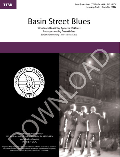 Basin Street Blues (TTBB) (arr. Briner) - Download