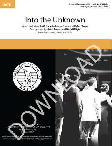 Into the Unknown (SATB) (arr. Sharon & Wright) - Download