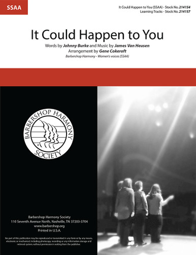 It Could Happen to You (SSAA) (arr. Cokeroft) 