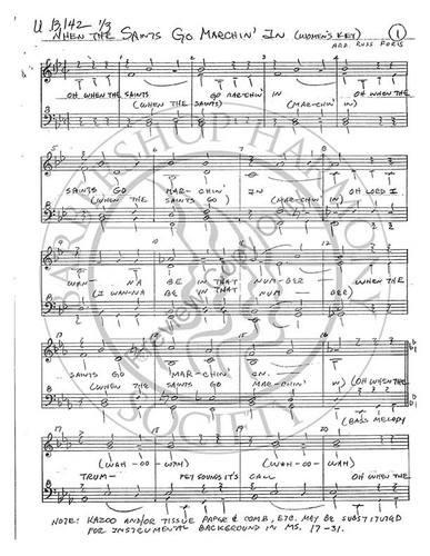 When The Saints Go Marching In (SSAA) (arr. Russ Foris)-UNPUB