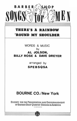There's a Rainbow 'Round My Shoulder (TTBB) (arr. SPEBSQSA)