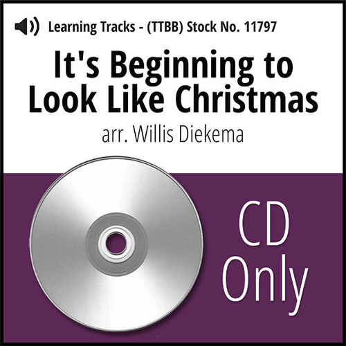 It's Beginning to Look Like Christmas (TTBB) (arr. Diekema) - CD Learning Tracks CD for 7009