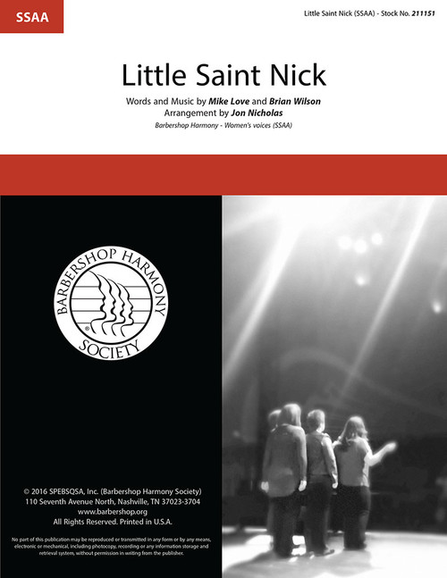 Little Saint Nick (SSAA) (arr. Nicholas)