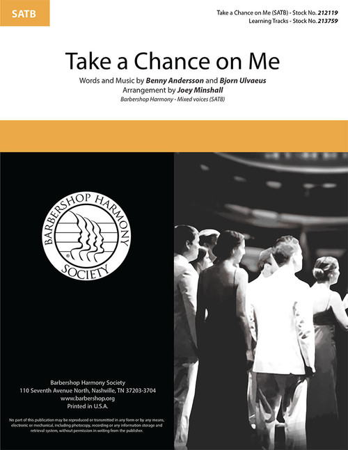 Take A Chance On Me (SATB) (arr. Minshall)