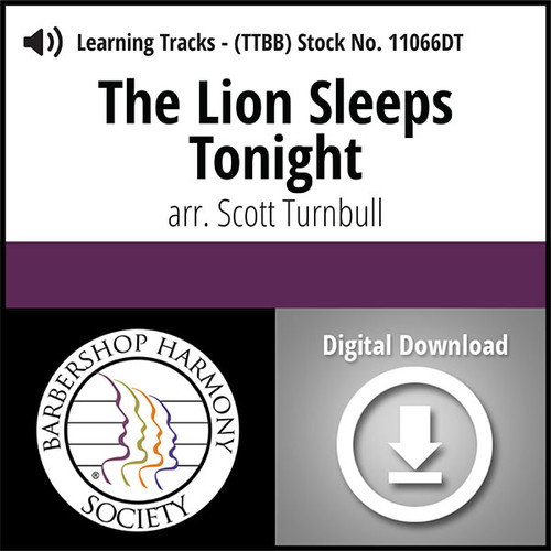 The Lion Sleeps Tonight (TTBB) (arr. Turnbull) - Digital Learning Tracks - for 8637