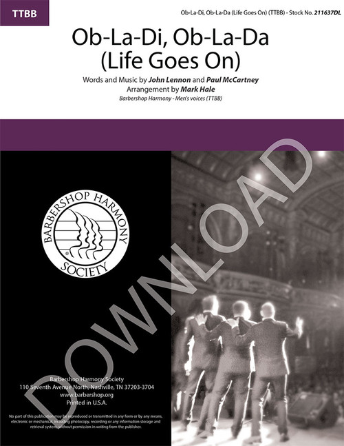 Ob-La-Di, Ob-La-Da (TTBB) (arr. Hale) - Download
