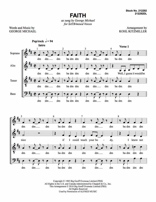 Faith (SATB) (arr. Kitzmiller)