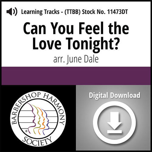 Can You Feel the Love Tonight? (TTBB) (arr. June Dale) - Digital Learning Tracks - for 8203