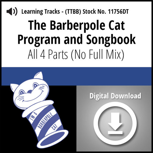 Barberpole Cat Songbook Vol. I (All 4 Parts) - Digital Learning Tracks for 209064