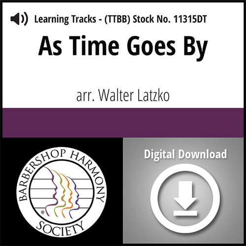 As Time Goes By (TTBB) (arr. Latzko) - Digital Learning Tracks for 8814