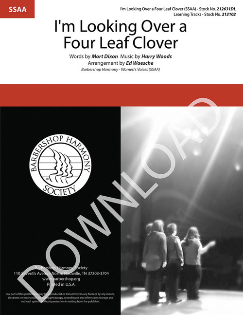 I'm Looking Over a Four Leaf Clover (SSAA) (arr. Waesche) - Download
