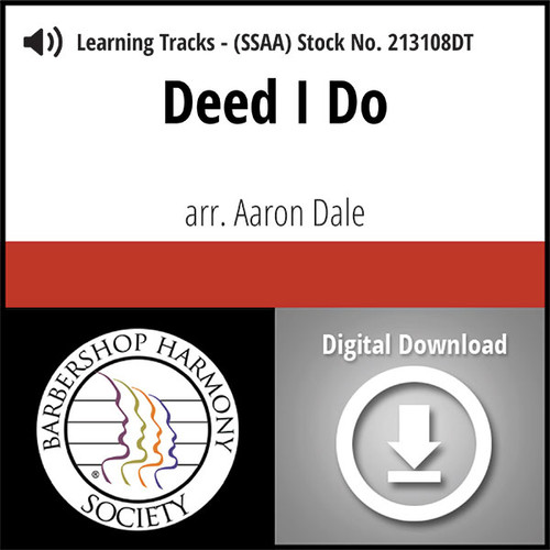 Deed I Do (SSAA) (arr. Dale) - Digital Learning Tracks - for 212490