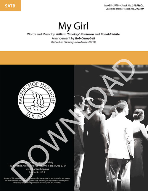 My Girl (SATB) (arr. Campbell) - Download