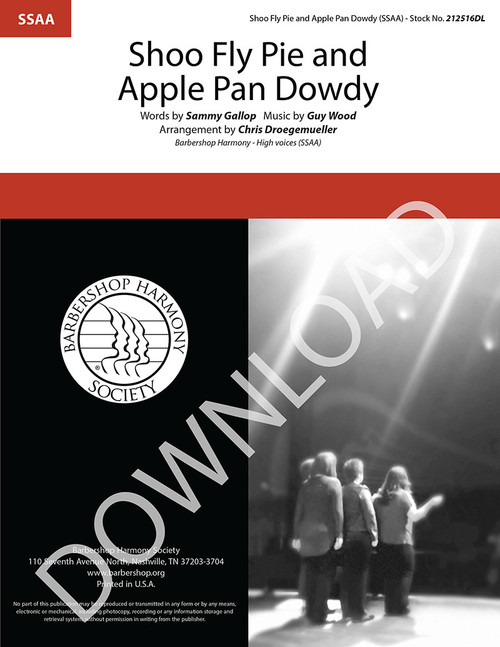Shoo Fly Pie and Apple Pan Dowdy (SSAA) (arr. Droegemueller) - Download