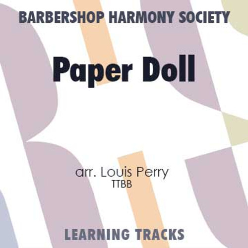 Paper Doll (Gm) (TTBB) (arr. Perry) - Digital Learning Tracks for 8811