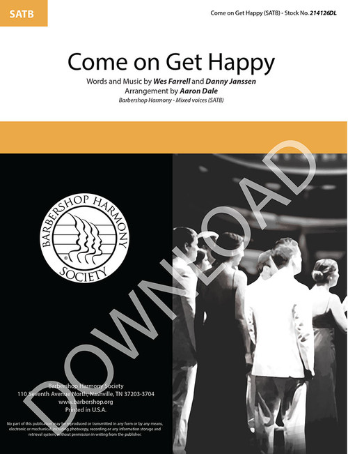 Come On Get Happy (SATB) (arr. Dale) - Download