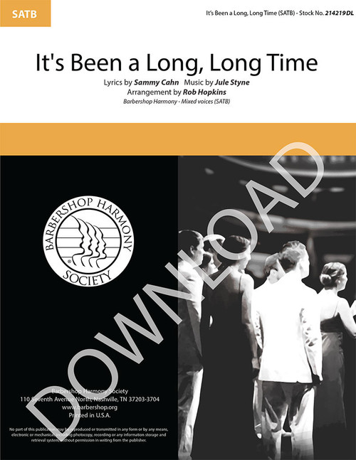 It's Been A Long, Long Time (SATB) (Arr. Hopkins) - Download