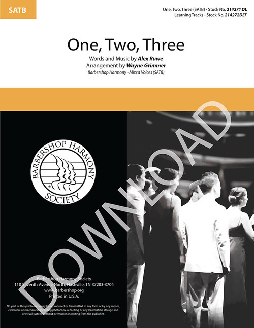 One, Two, Three (SATB) (arr. Grimmer)  - Download