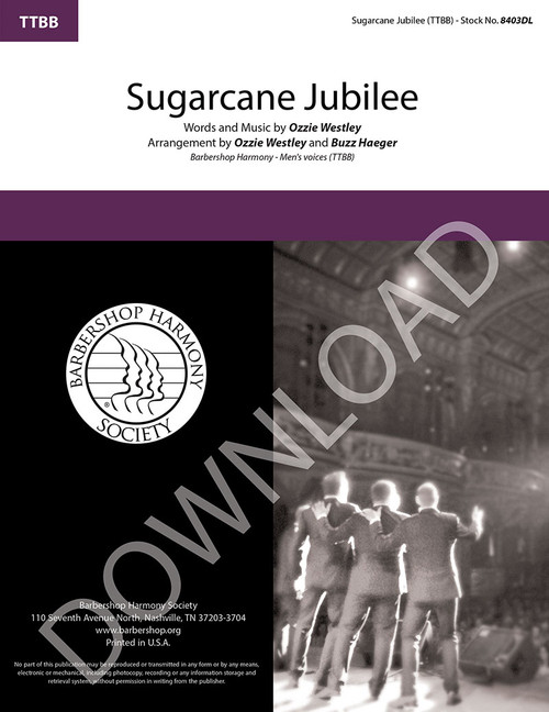 Sugarcane Jubilee (TTBB) (arr. Haeger/Westley) - Download