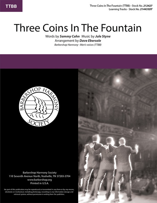 Three Coins in the Fountain (TTBB) (arr. Ebersole)