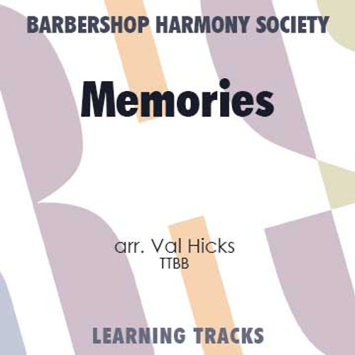 Memories (TTBB) (arr. Hicks) - Digital Learning Tracks for 7339