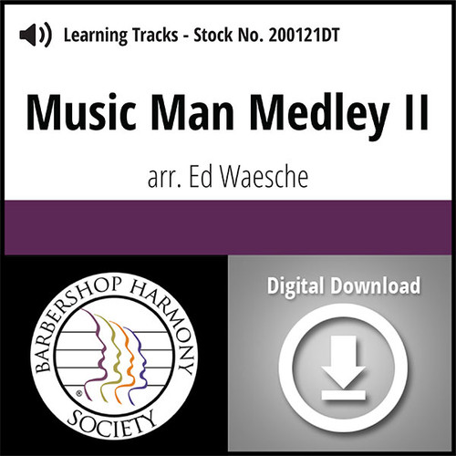 Music Man Medley II (TTBB) (arr. Waesche) - Digital Learning Tracks for 7768