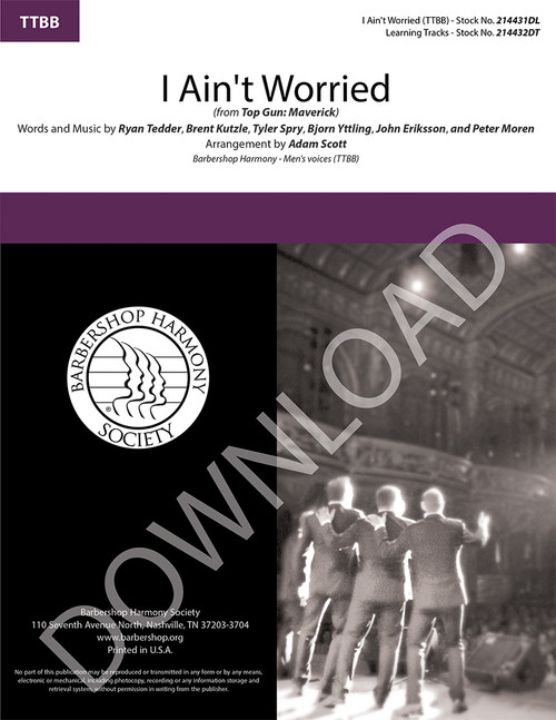 I Ain't Worried (from TOP GUN MAVERICK)(TTBB)(arr. Scott) - Download