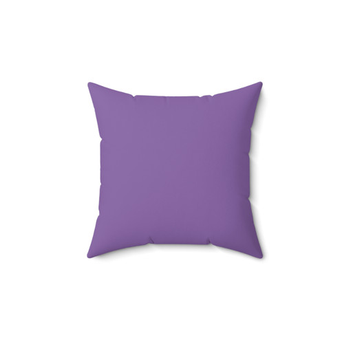 Light Purple Unity through Harmony Polyester Square Pillow