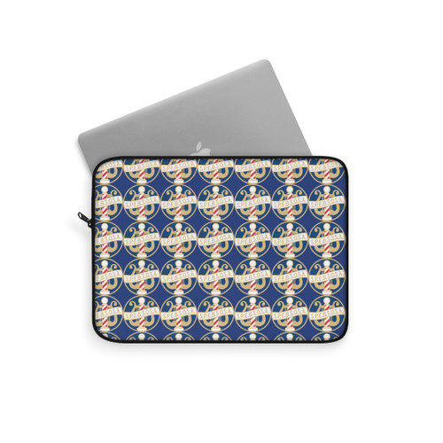 Dark Blue Laptop Sleeve with mini SPEBSQSA Logos