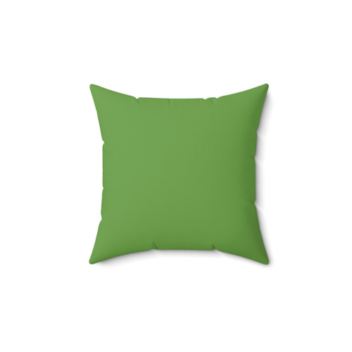 Green TLBB Polyester Square Pillow