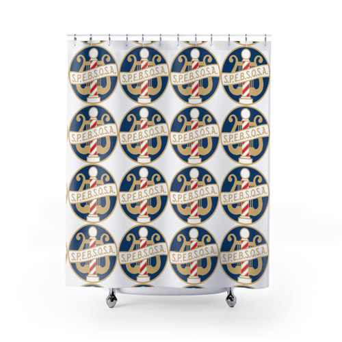 SPEBSQSA Mini Logo Shower Curtain