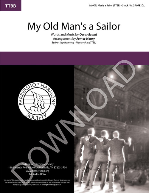 My Old Man's a Sailor (TTBB) (arr Henry) - Download