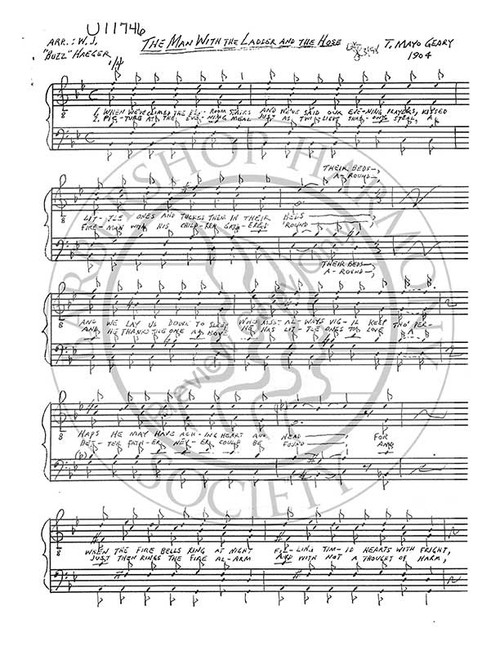 Man With The Ladder And The Hose (TTBB) (arr. Buzz Haeger)-UNPUB