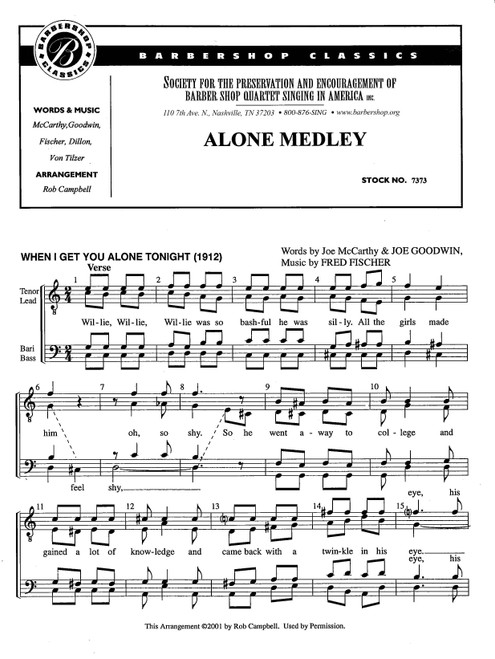Alone Medley (TTBB) (arr. Campbell)