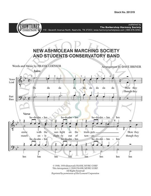 The New Ashmolean Marching Society and Students Co (TTBB) (arr. Briner)