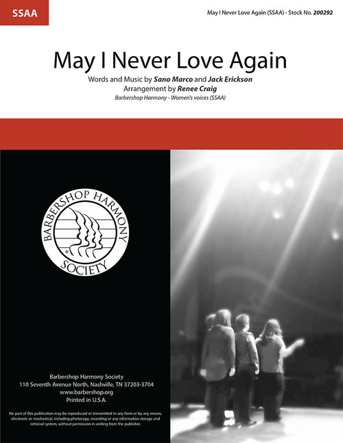 May I Never Love Again (SSAA) (arr. Craig)