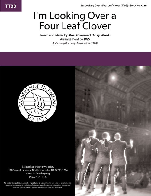 I'm Looking Over A Four-Leaf Clover (TTBB) (arr. BHS)