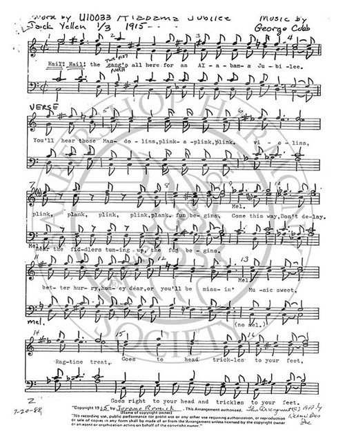 Alabama Jubilee 1 (TTBB) (arr. Harry Swenson)-Download-UNPUB