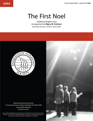 The First Noel (SSAA) (arr. Grimmer) - Barbershop Harmony Society