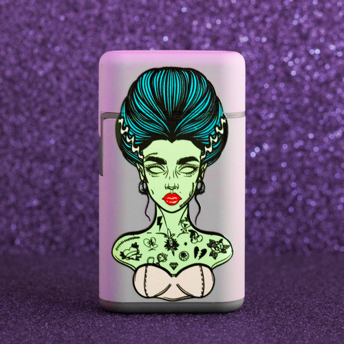 Purple Bride of Frankenstein  Flip Lighter